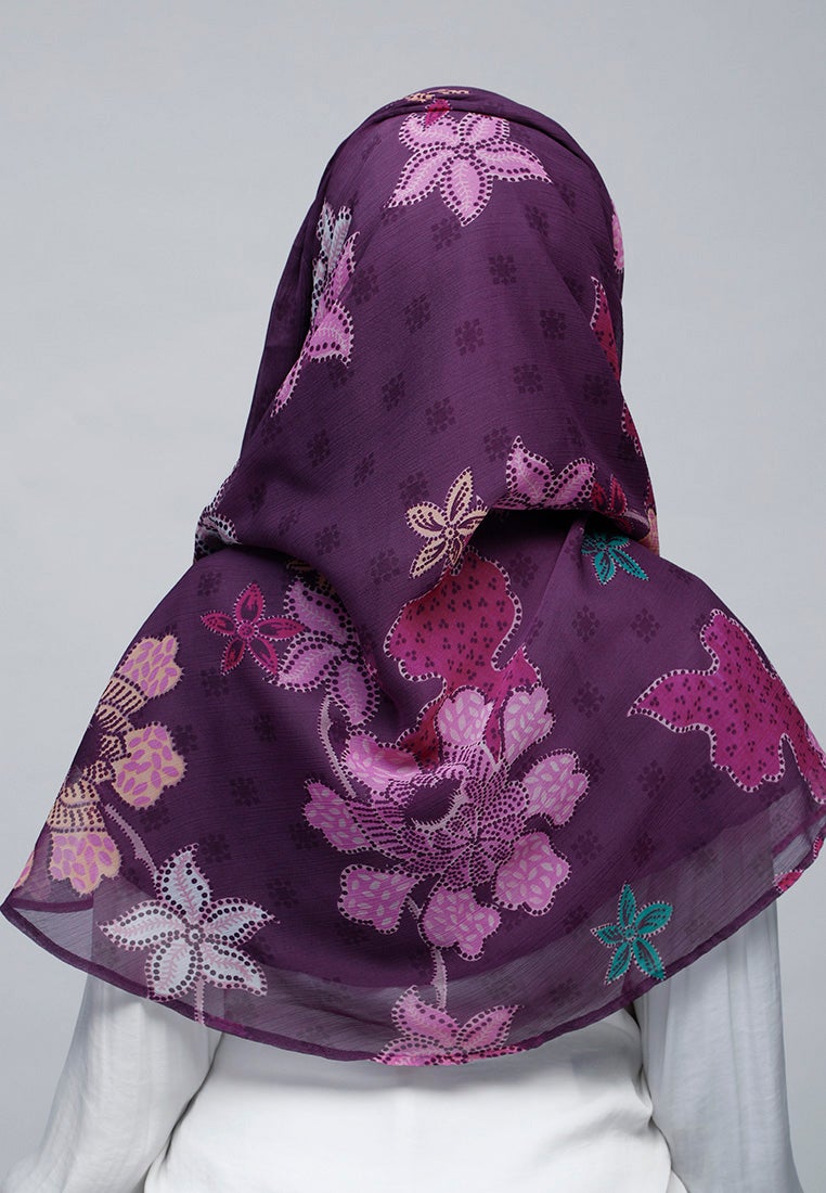 Scabiosa - Crinkled Chiffon - BOKITTA Hijab