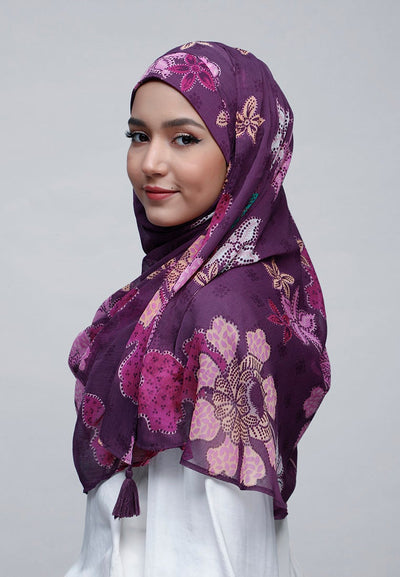 Scabiosa - Crinkled Chiffon - BOKITTA Hijab