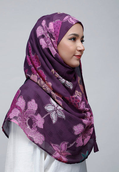 Scabiosa - Crinkled Chiffon - BOKITTA Hijab