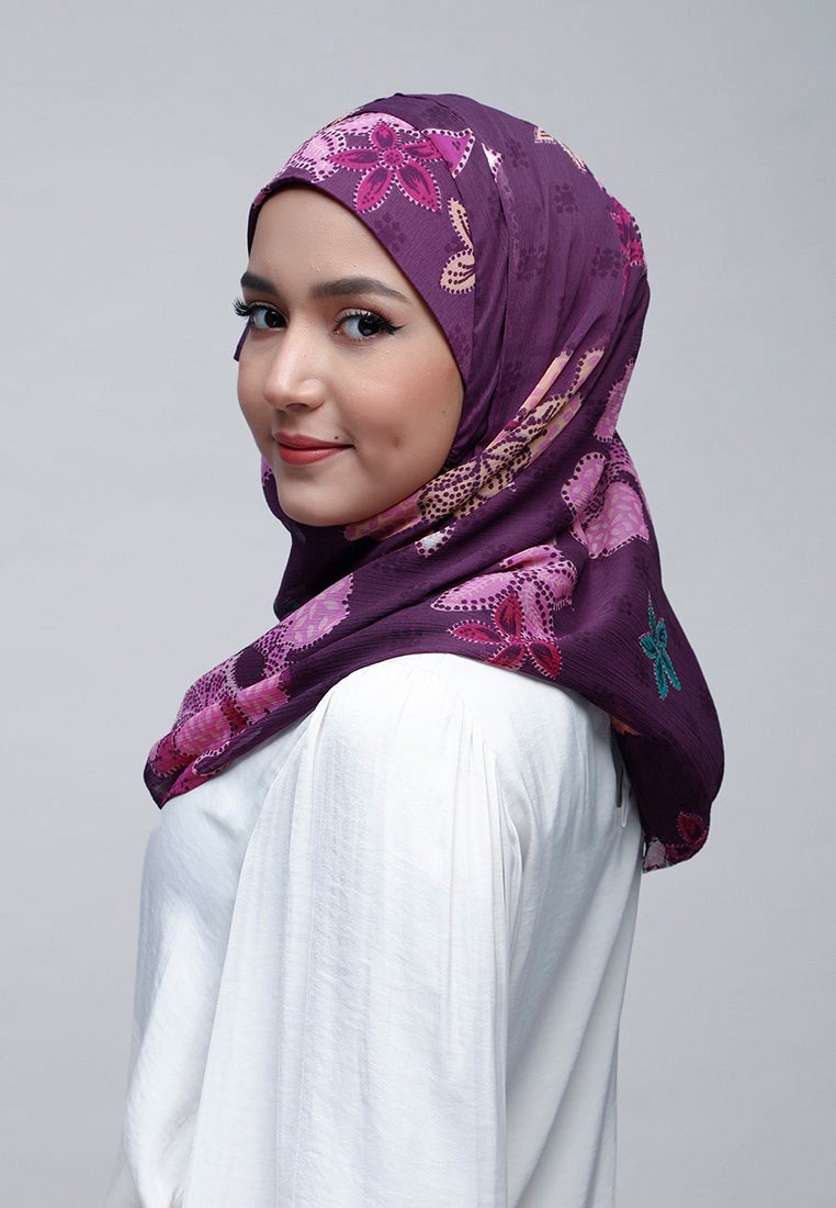 Scabiosa - Crinkled Chiffon - BOKITTA Hijab