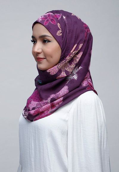 Scabiosa - Crinkled Chiffon - BOKITTA Hijab