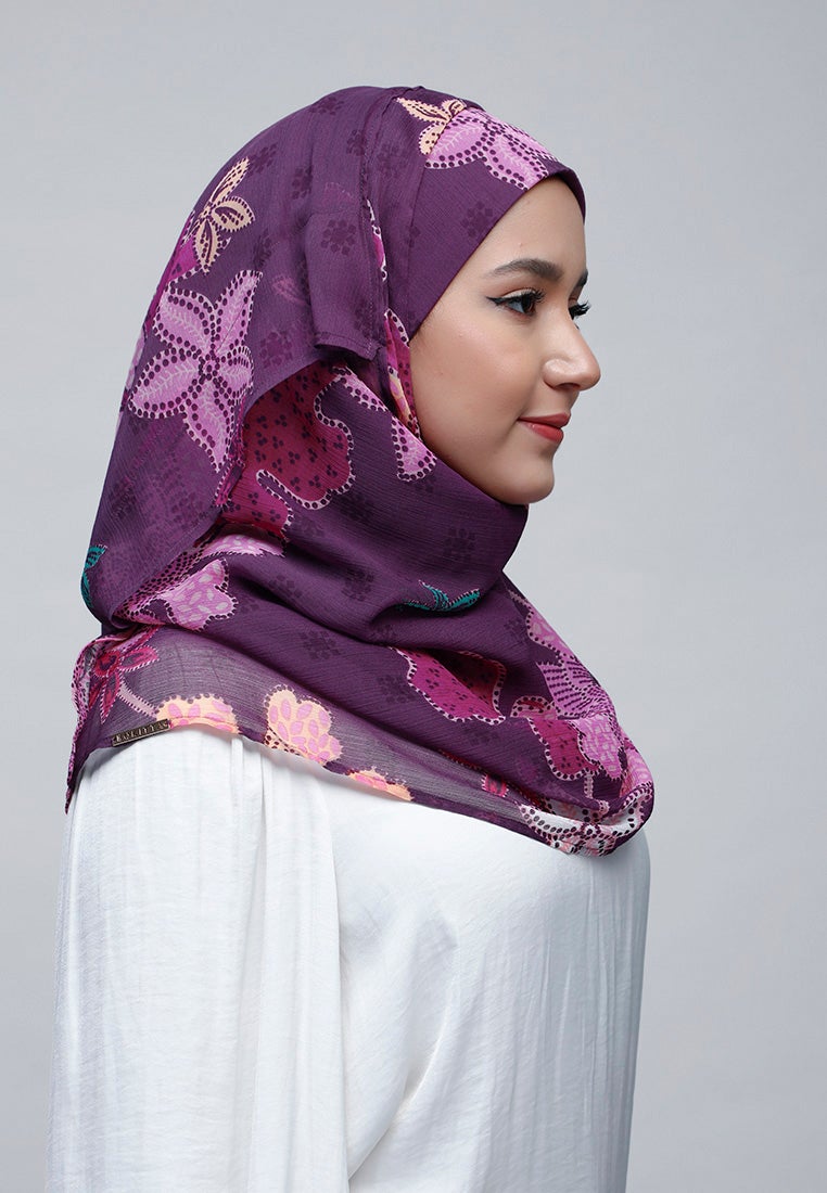 Scabiosa - Crinkled Chiffon - BOKITTA Hijab