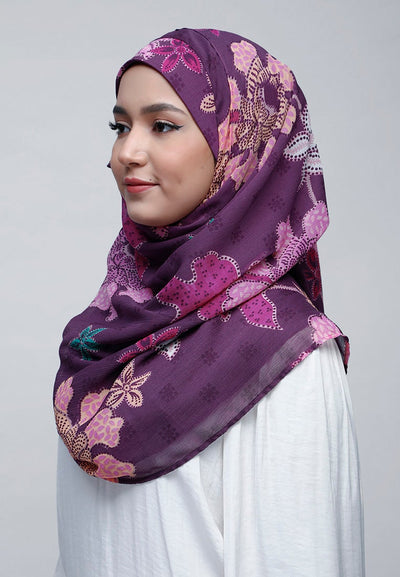 Scabiosa - Crinkled Chiffon - BOKITTA Hijab