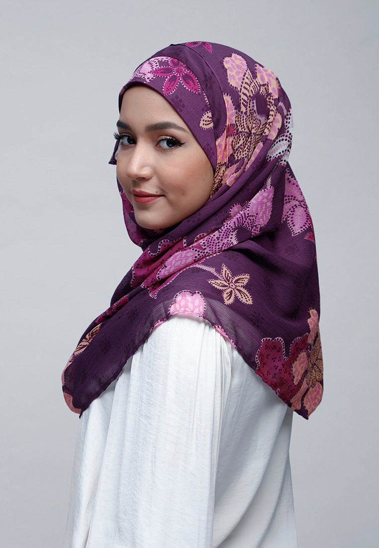 Scabiosa - Crinkled Chiffon - BOKITTA Hijab